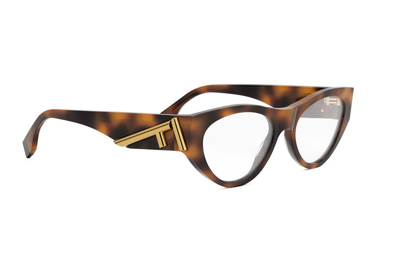 Fendi First Havana Cat Eye Eyeglasses