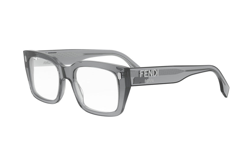 Fendi Roma Grey Square Eyeglasses