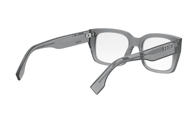 Fendi Roma Grey Square Eyeglasses