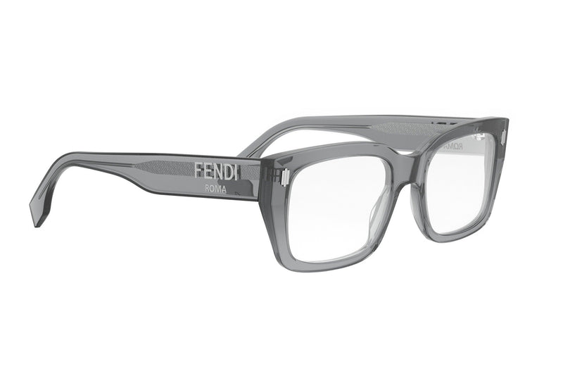 Fendi Roma Grey Square Eyeglasses