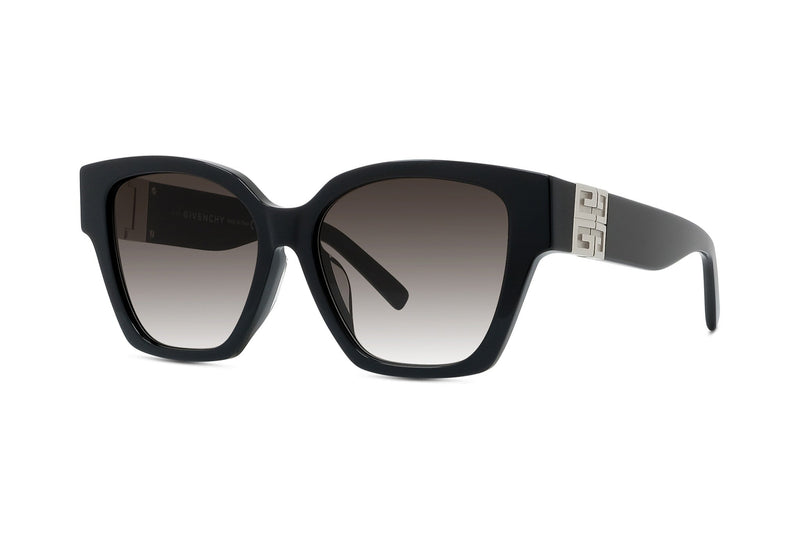 4G Black Geometric Sunglasses