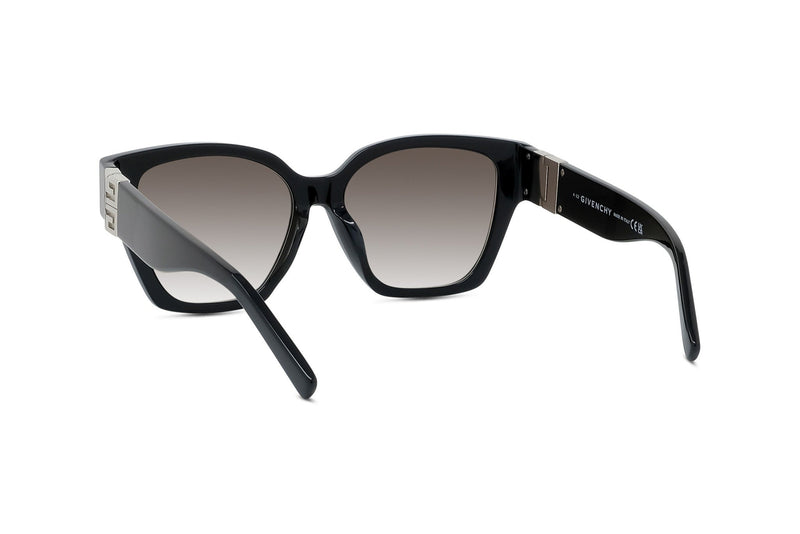 4G Black Geometric Sunglasses