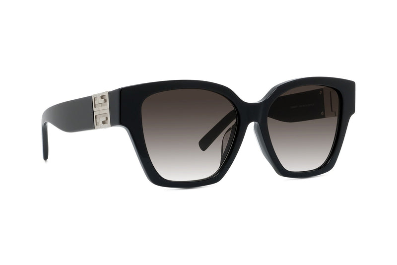 4G Black Geometric Sunglasses