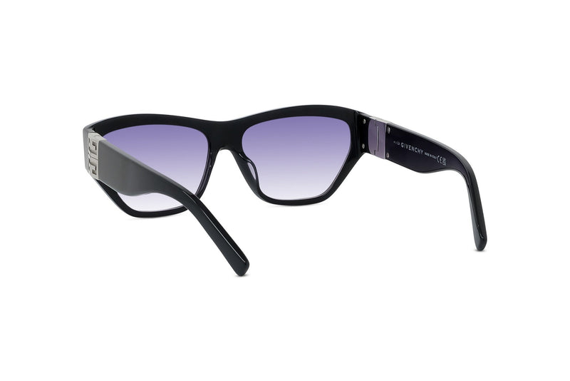 4G Black Cat-Eye Sunglasses