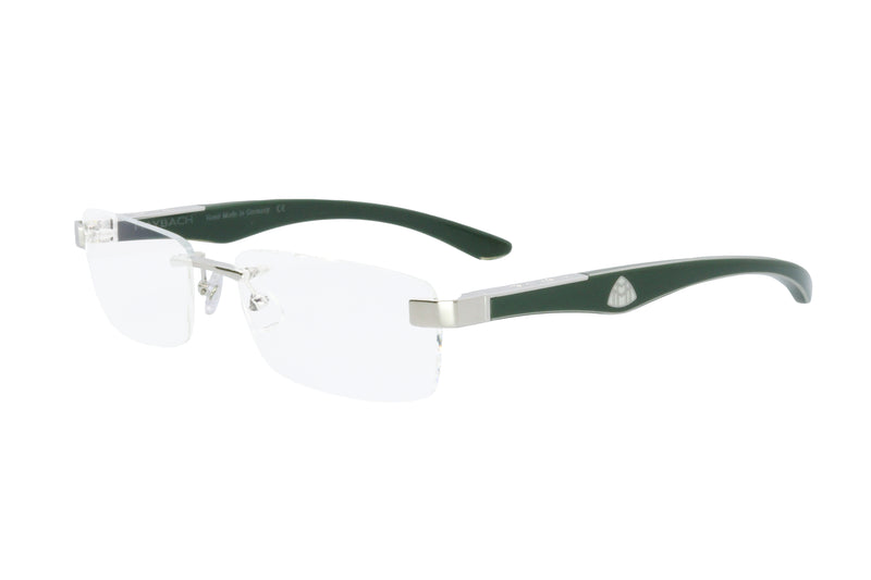Maybach Eyewear - The Artist III (Platinum/Dark Irish Green Piano/Silver-Outline/Mother-of-Pearl)
