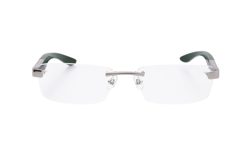 Maybach Eyewear - The Artist III (Platinum/Dark Irish Green Piano/Silver-Outline/Mother-of-Pearl)