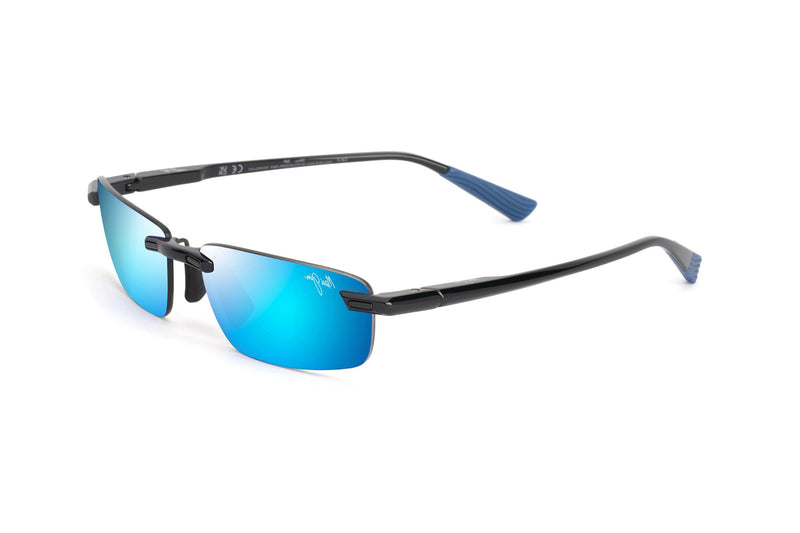 Maui Jim 'Ilikou (Shiny Black/Blue) – Good See - Main Image