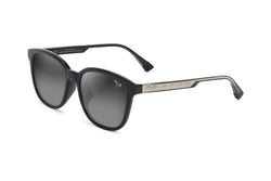 Maui Jim - Ku'ikahi Asian Fit (Shiny Black/Translucent Light Grey)