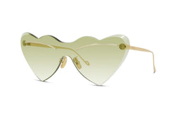 Signature Yellow Heart Shaped Mask Sunglasses
