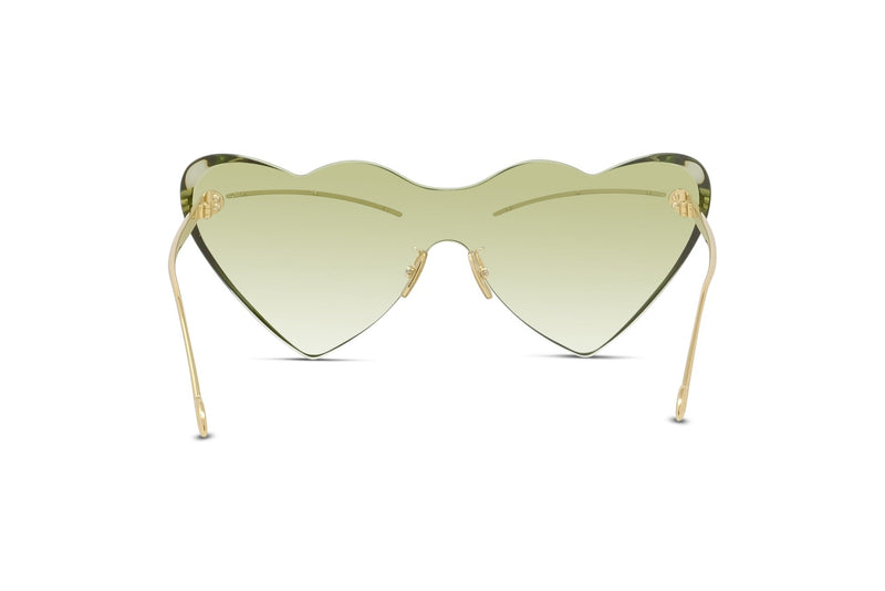 Signature Yellow Heart Shaped Mask Sunglasses