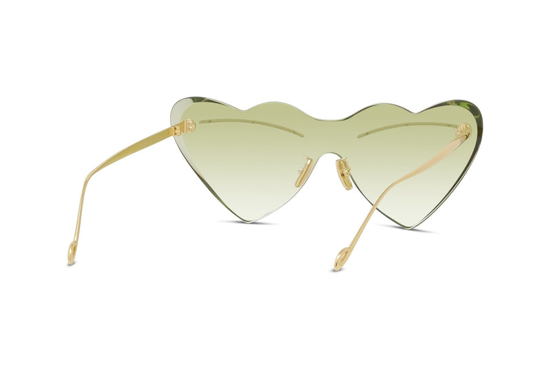 Signature Yellow Heart Shaped Mask Sunglasses