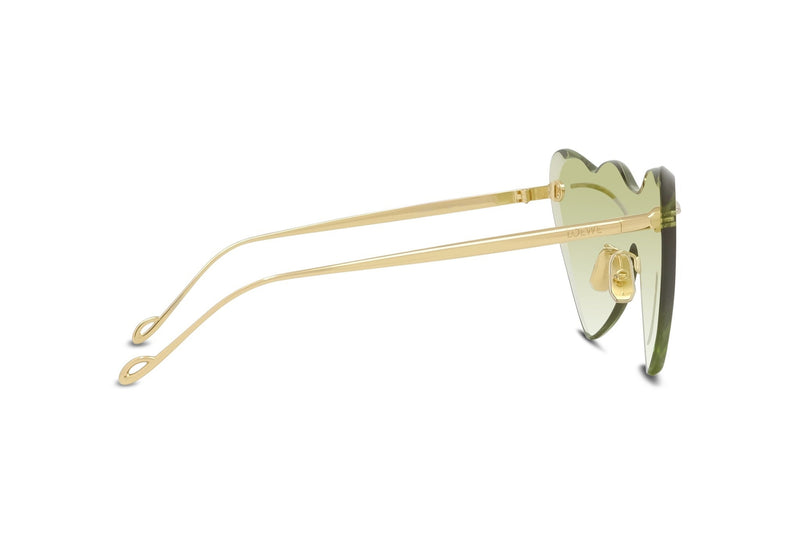Signature Yellow Heart Shaped Mask Sunglasses