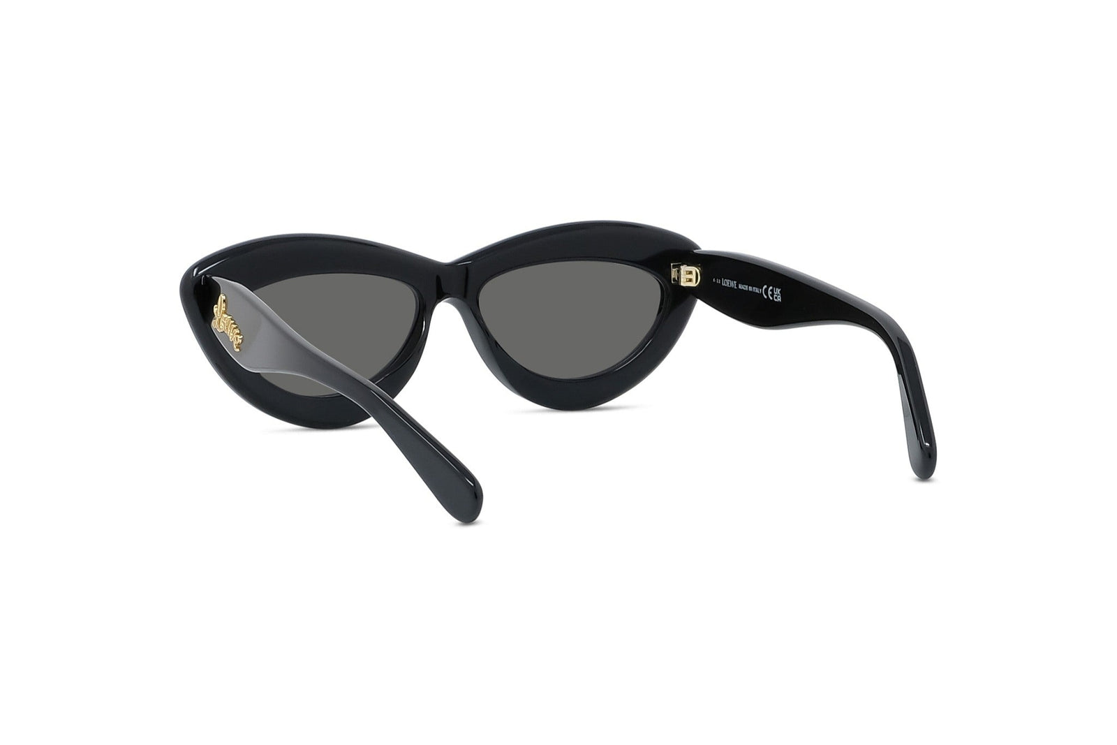 Loewe Black Cat-Eye Sunglasses with Gold logo Loewe LW40127I 01A Sunglasses - US main image 3