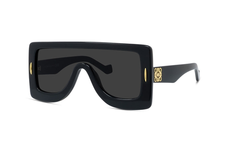 Chunky Anagram Black Mask Sunglasses