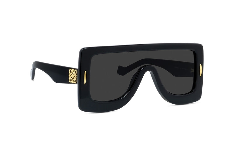 Chunky Anagram Black Mask Sunglasses