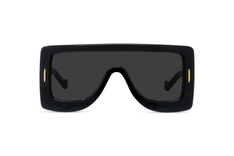 Chunky Anagram Black Mask Sunglasses