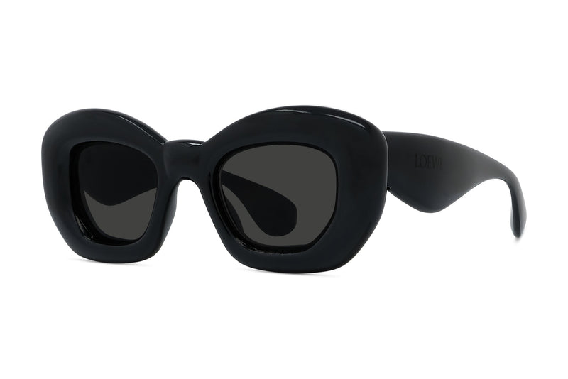 Inflated Black Butterfly Sunglasses