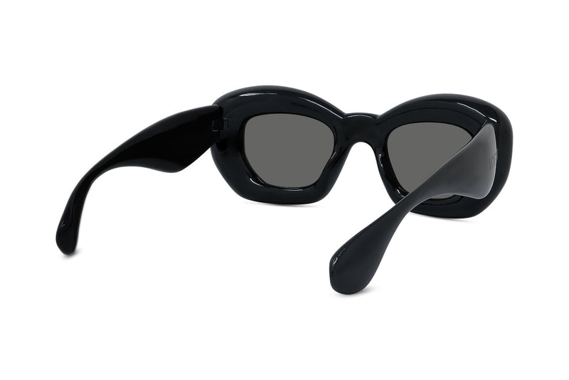 Inflated Black Butterfly Sunglasses