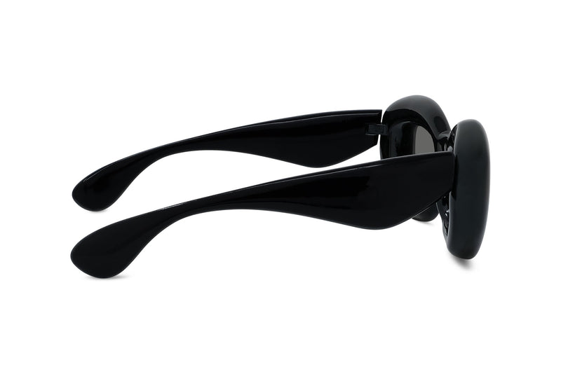 Inflated Black Butterfly Sunglasses