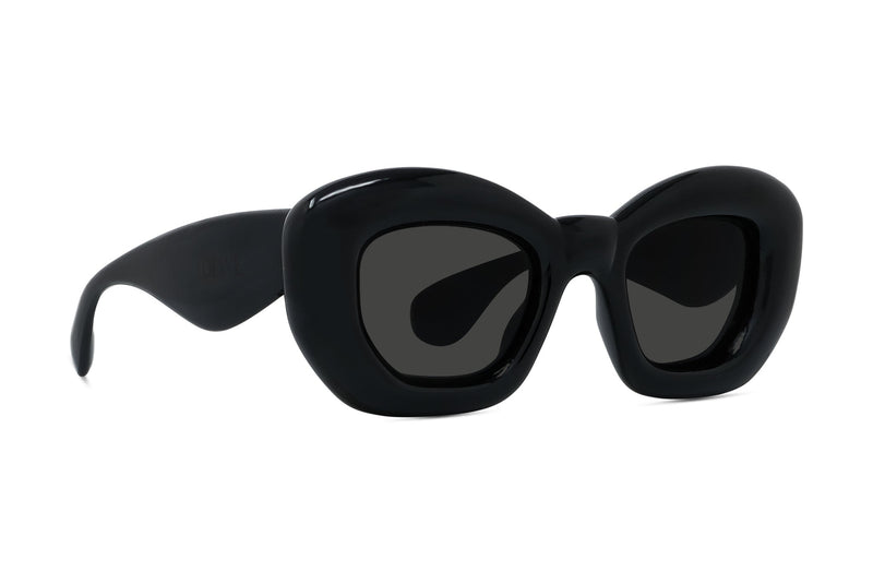 Inflated Black Butterfly Sunglasses
