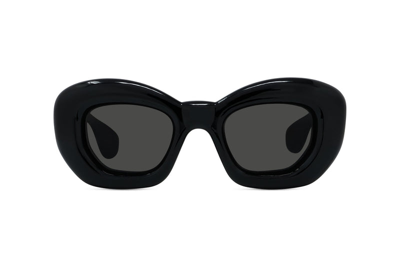 Inflated Black Butterfly Sunglasses
