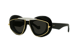 Double Frame Geometric Sunglasses
