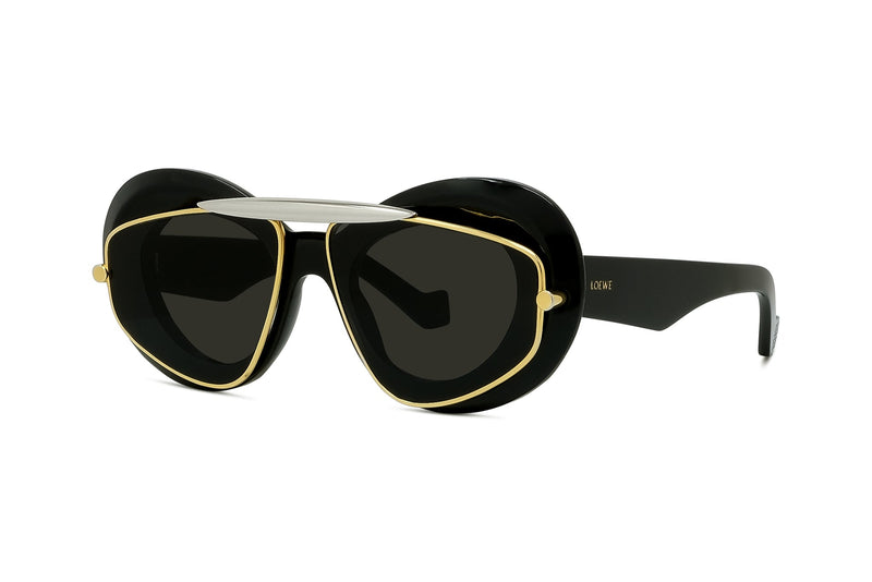 Double Frame Geometric Sunglasses