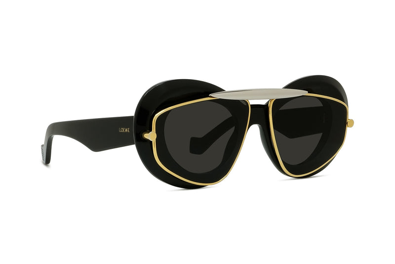 Double Frame Geometric Sunglasses