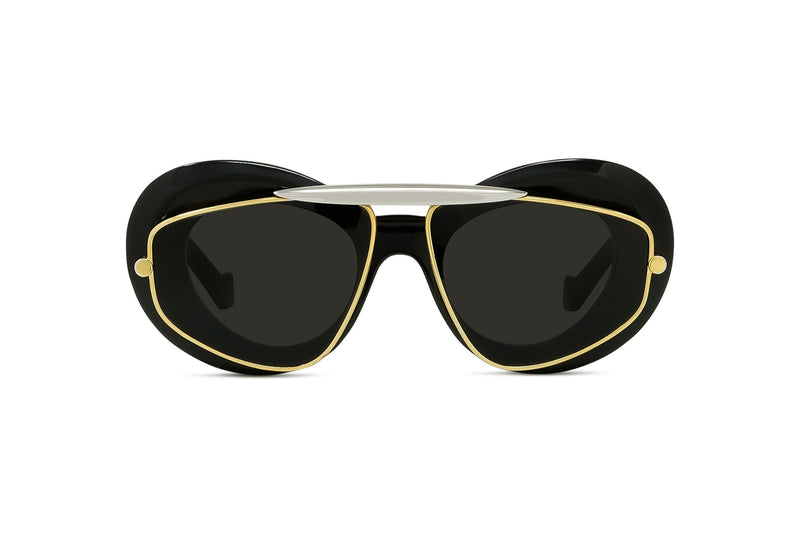 Double Frame Geometric Sunglasses