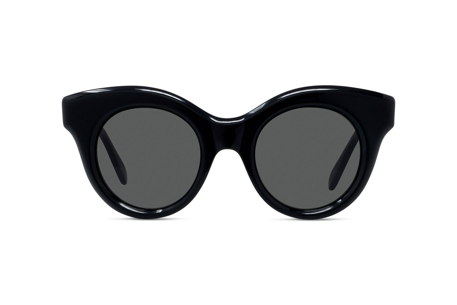 Loewe - Curvy Black Round Sunglasses – Good See Co.