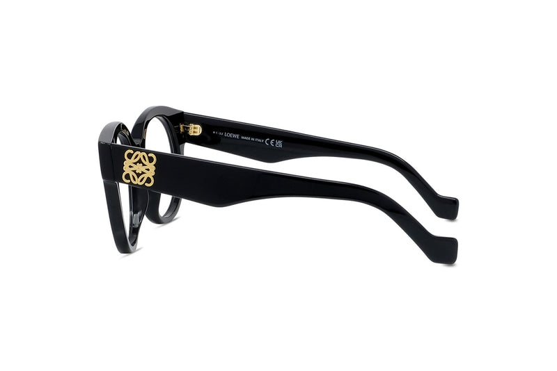 Anagram Black Round Eyeglasses