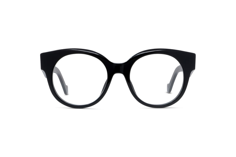 Anagram Black Round Eyeglasses