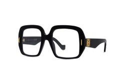 Anagram Black Rectangular Eyeglasses