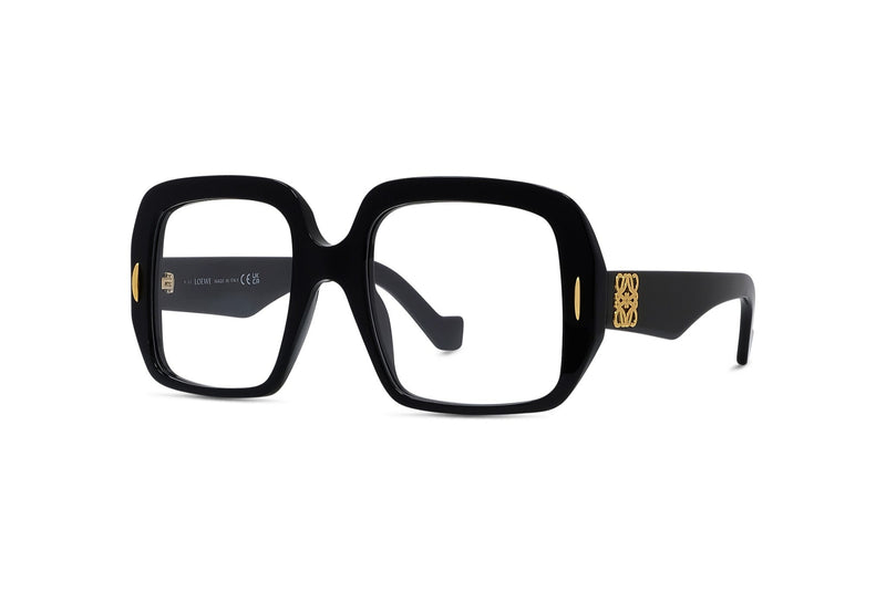 Anagram Black Rectangular Eyeglasses