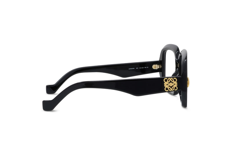 Anagram Black Rectangular Eyeglasses