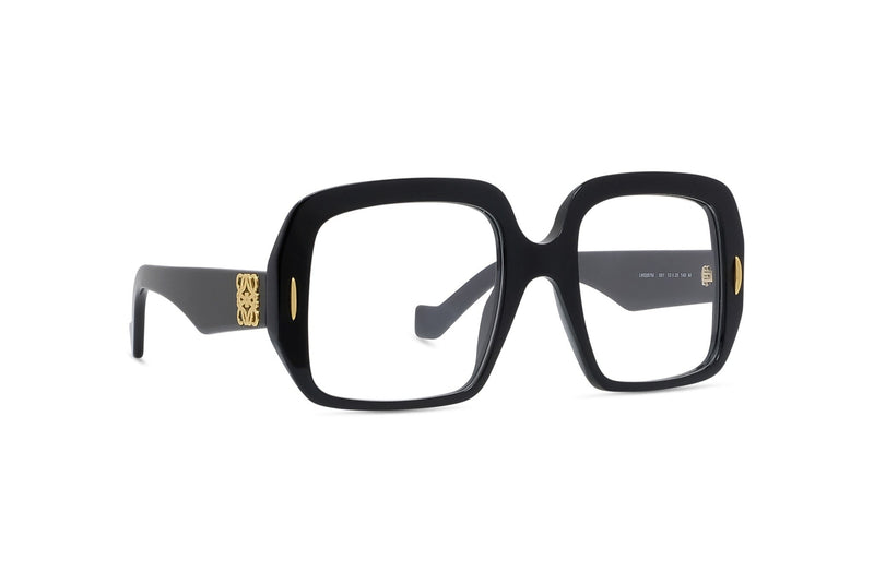 Anagram Black Rectangular Eyeglasses