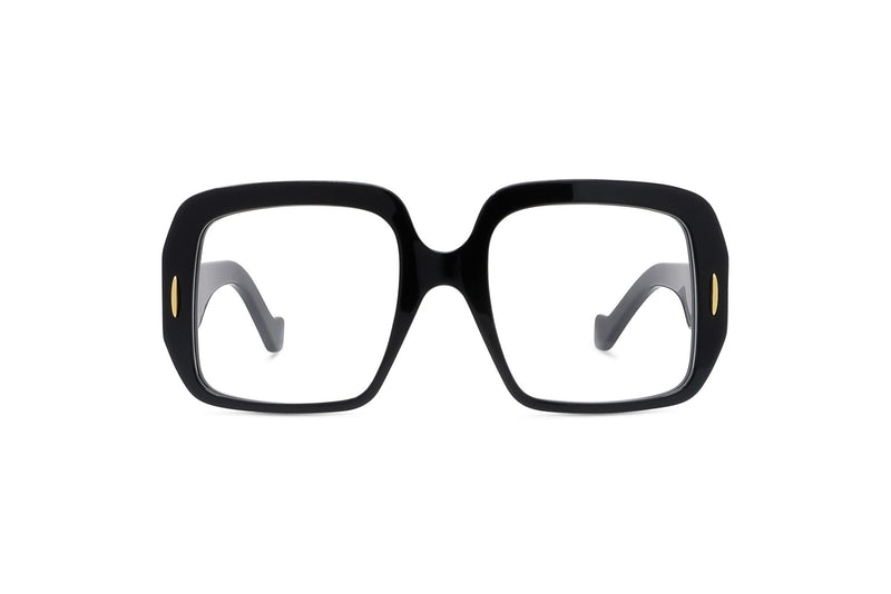 Anagram Black Rectangular Eyeglasses