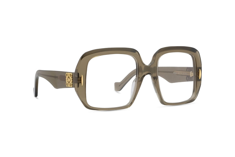 Anagram Brown Rectangular Eyeglasses
