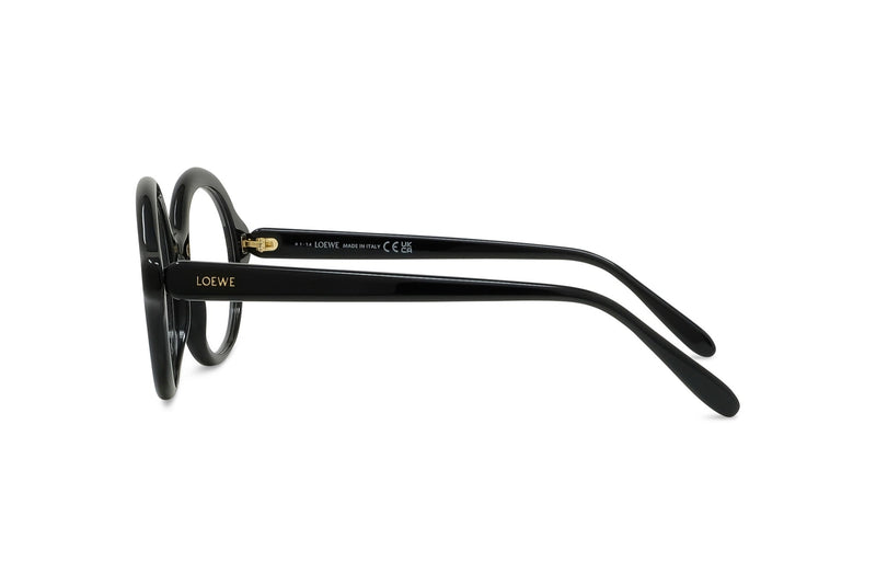 Slim Black Round Eyeglasses