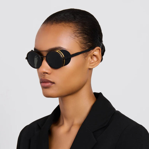 Linda Farrow - Baret Explorer (Matte Nickel & 22K Gold)