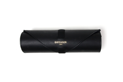 Diffuser Tokyo - Oil Leather Roll Case - Black & Black
