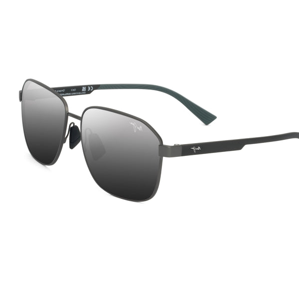 Maui Jim - 'Onipa'a (Matte Gunmetal w/ Black) – Good See Co.