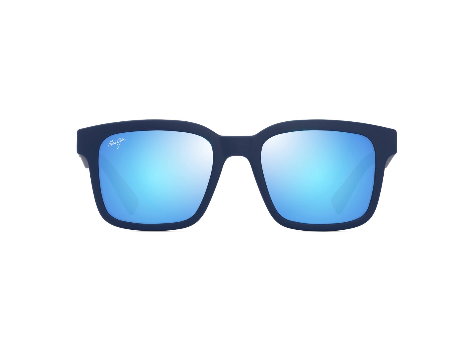 BLUEOCEAN株式会社3/4 Maui Jim - 'Ōpiopio Asian Fit (Matte Dark Blue Lens/Blue Hawaii