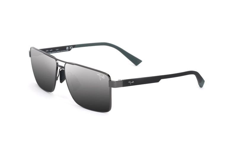 Brand new Maui Jim piha sunglasses- shiny gunmetal with black Maui Jim PIHA 621 Sunglasses: DBS621-17, DGS621-16, DSB621  main image 4