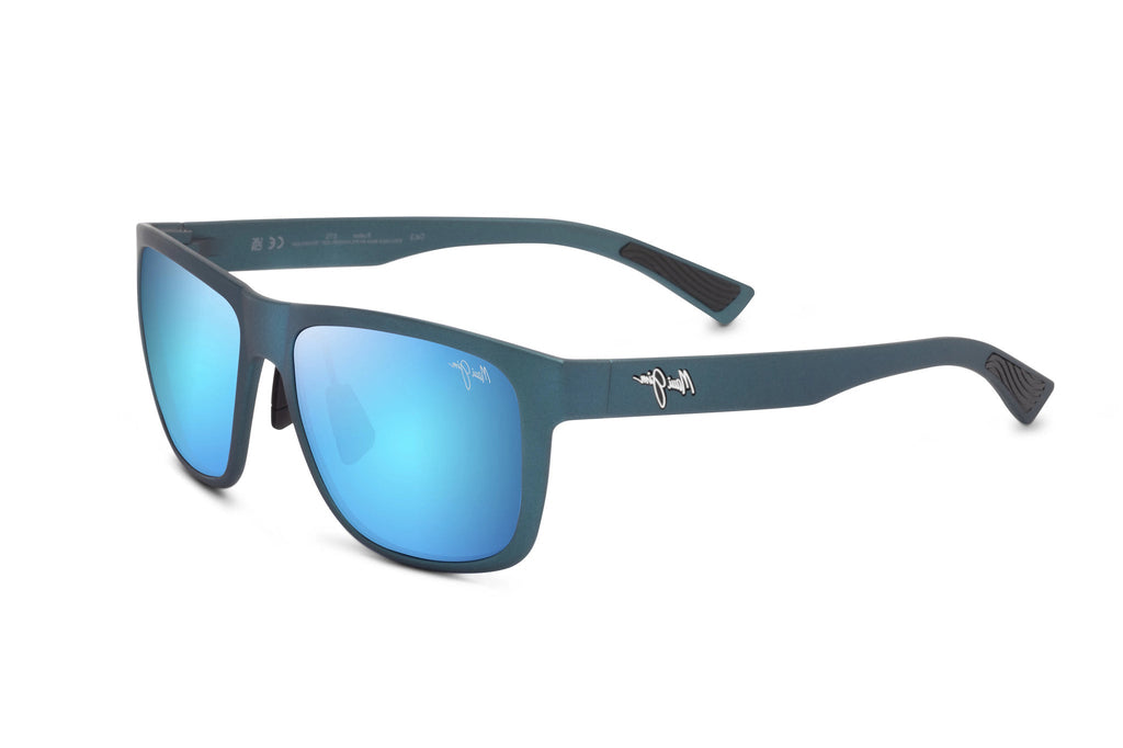 サングラス Maui Jim Maui Jim - Red Sands Blue Hawaii Maui Jim Red Sands 432 Matte Black with Polarized Blue