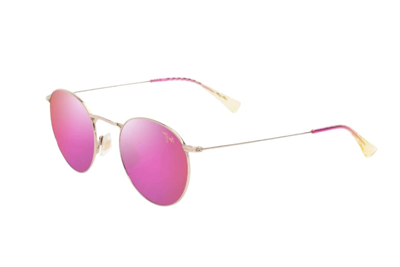 Maui Jim Pukaua- (Shiny Light Gold with Pink Yellow Lens/MAUI