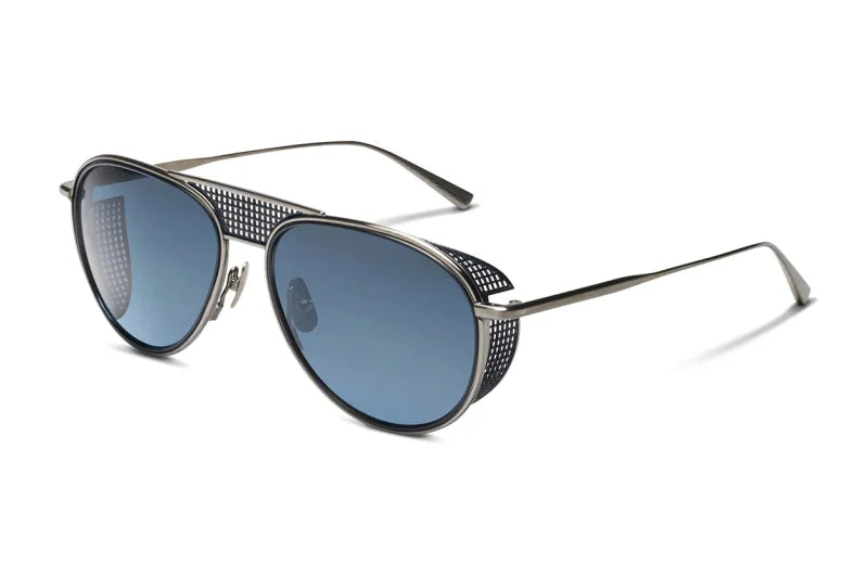 Salt. x Radford - RS-600 (Antique Silver/Indigo Blue | Polarized Denim CR-39 Lens)