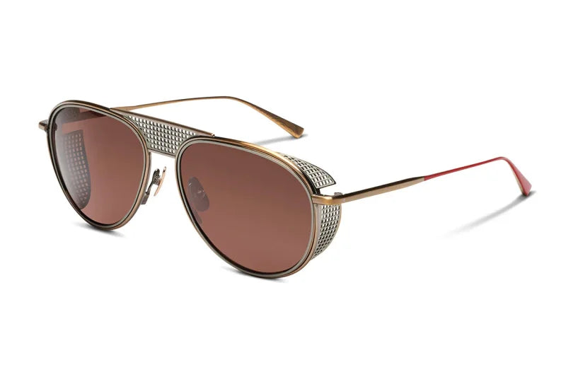 Salt. x Radford - RS-600 (Gold Leaf | Polarized Crimson CR-39 Lens Salt. x Radford - RS-600 (Gold Leaf | Polarized Crimson CR-39 Lens