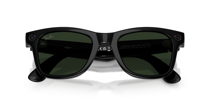 Ray-Ban - Meta Wayfarer Gen 2 (Shiny Black | Clear to Graphite Green Transitions®)