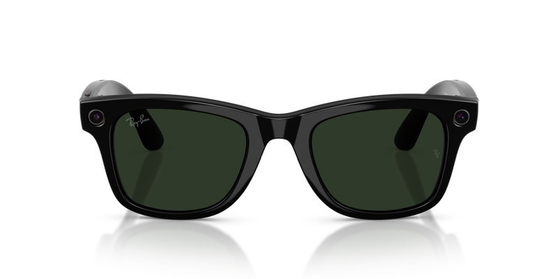 Ray-Ban - Meta Wayfarer Gen 2 (Shiny Black | Clear/Graphite Green Transitions®)